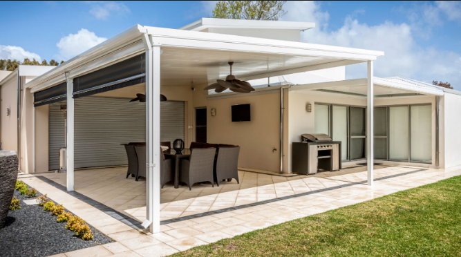 Skillion roof patios Sunshine Coast