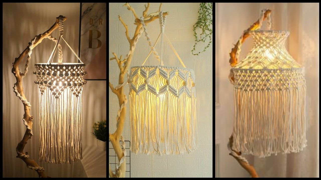 woven lampshade