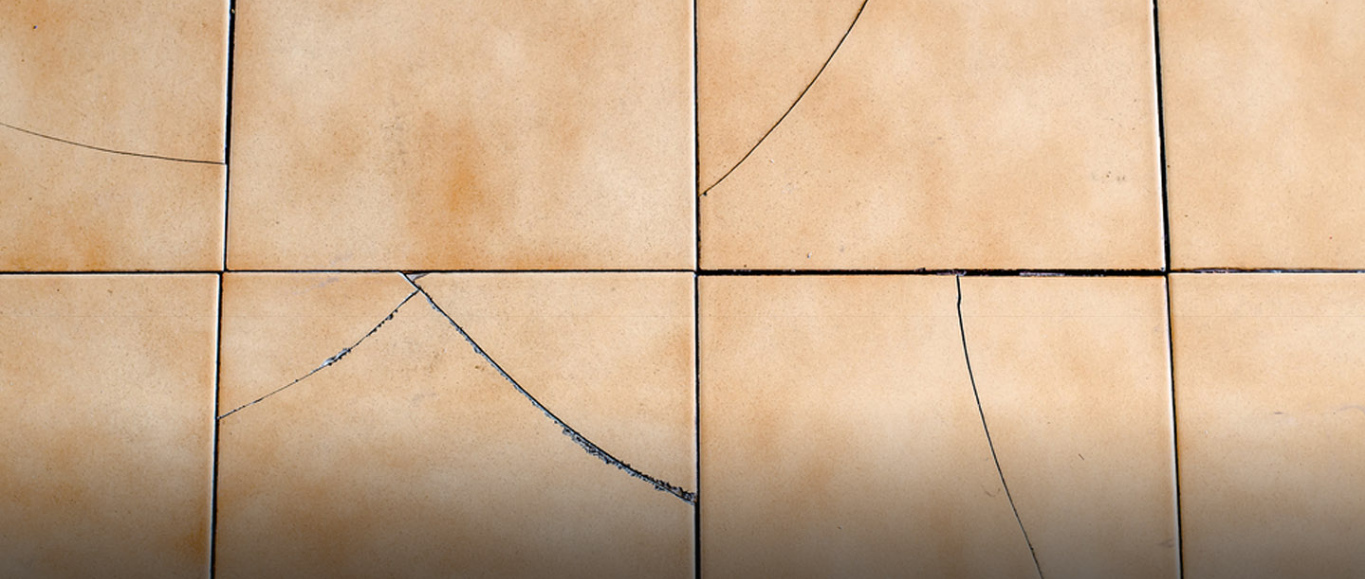 replacing cracked tiles