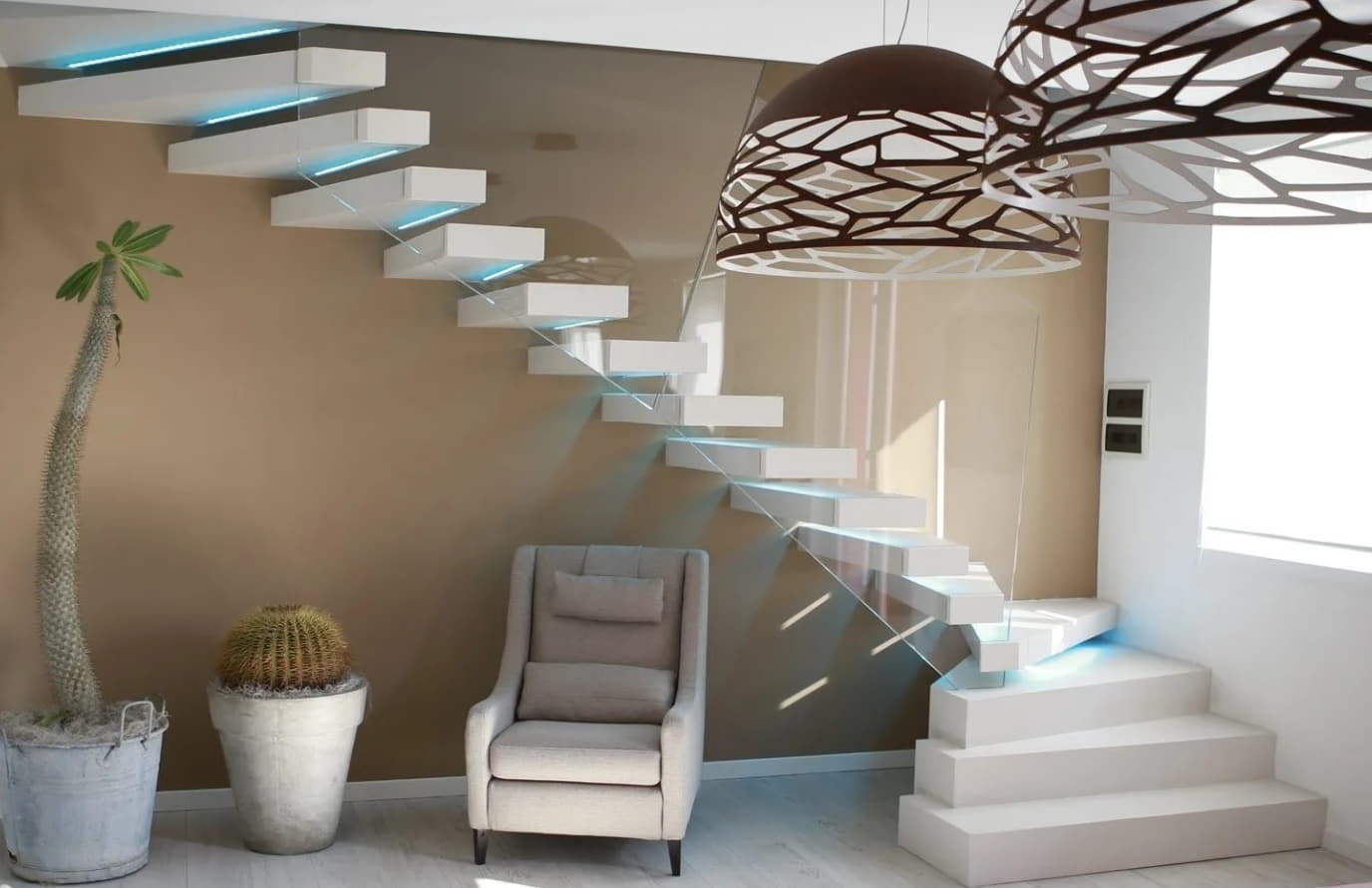 stairs in modern