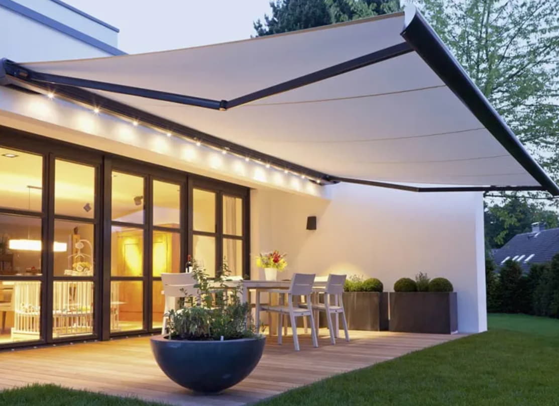 electric outdoor awnings