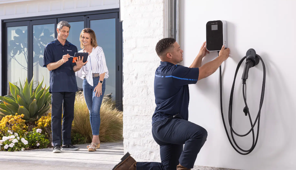 EV charger installation