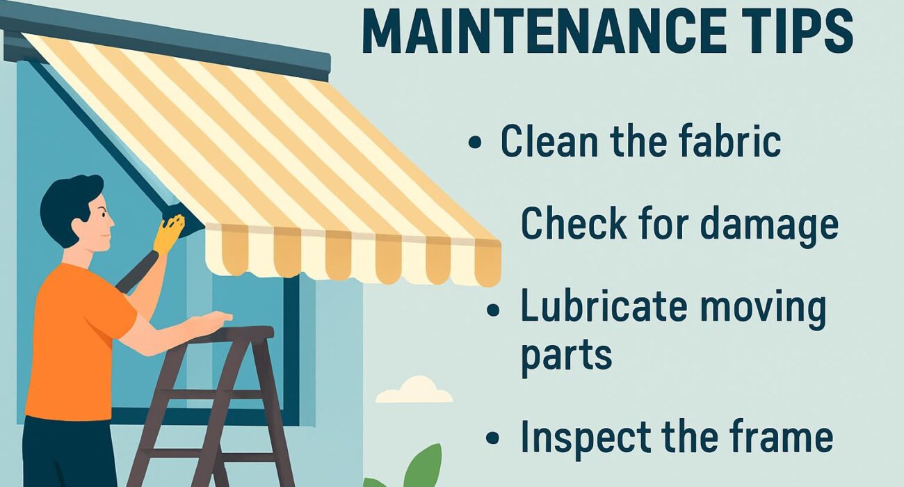 Maintenance Tips to Keep Retractable Awning Blinds Functioning Perfectly
