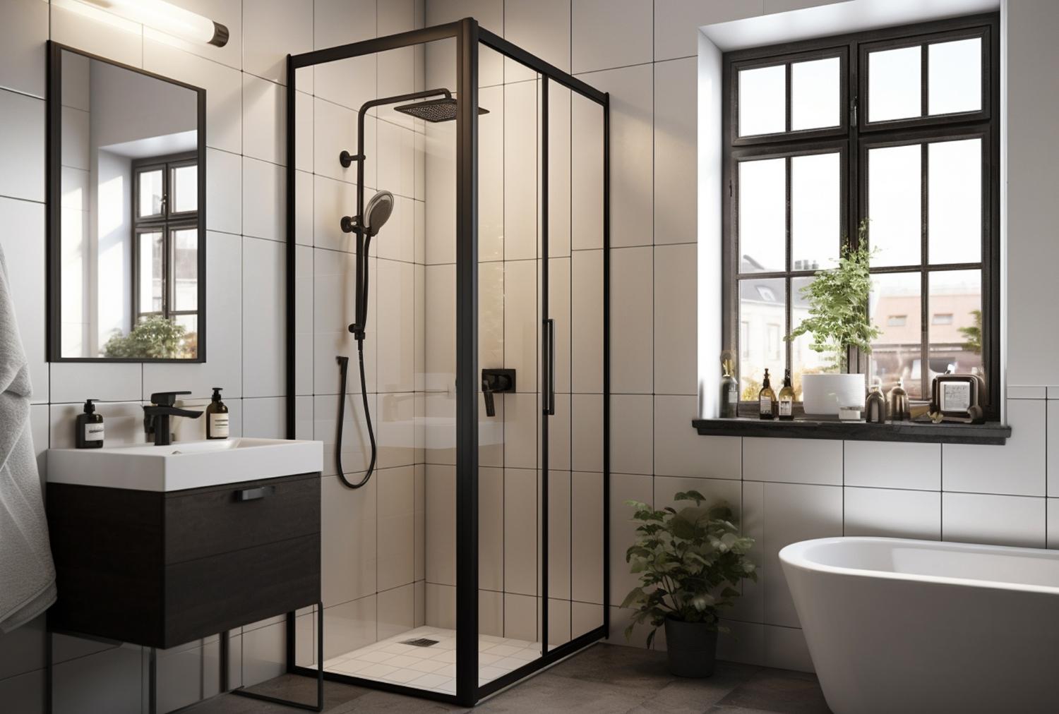 Framed shower screens